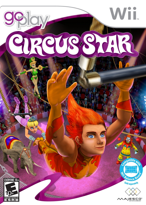 Go Play Circus Star box art for Wii